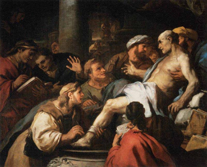 Luca  Giordano The Death of Seneca china oil painting image